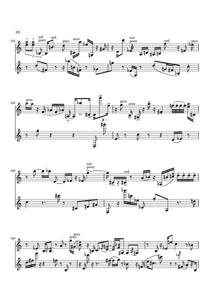 Duo for violin and piano 1st movement page10